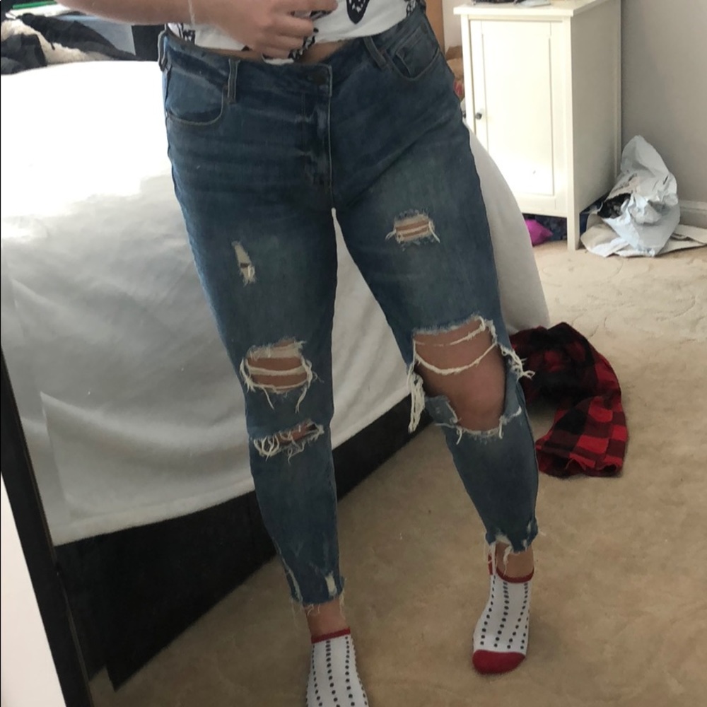 Distressed Kendall+Kylie Jeans